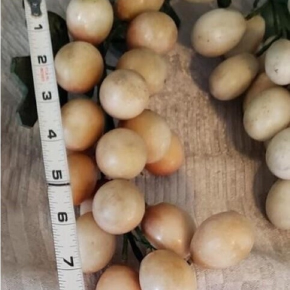 Vintage alabaster stone grapes, 2 - Picture 3 of 4